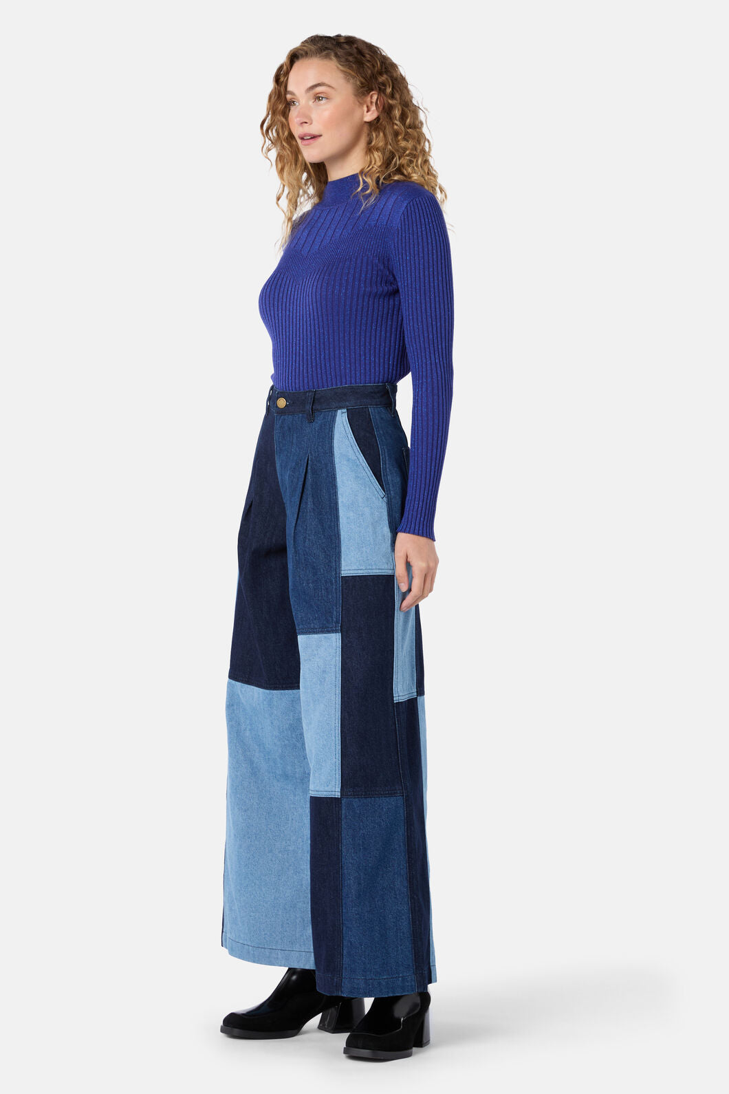 Gorman NZ - Sweetheart Knit Top - blue