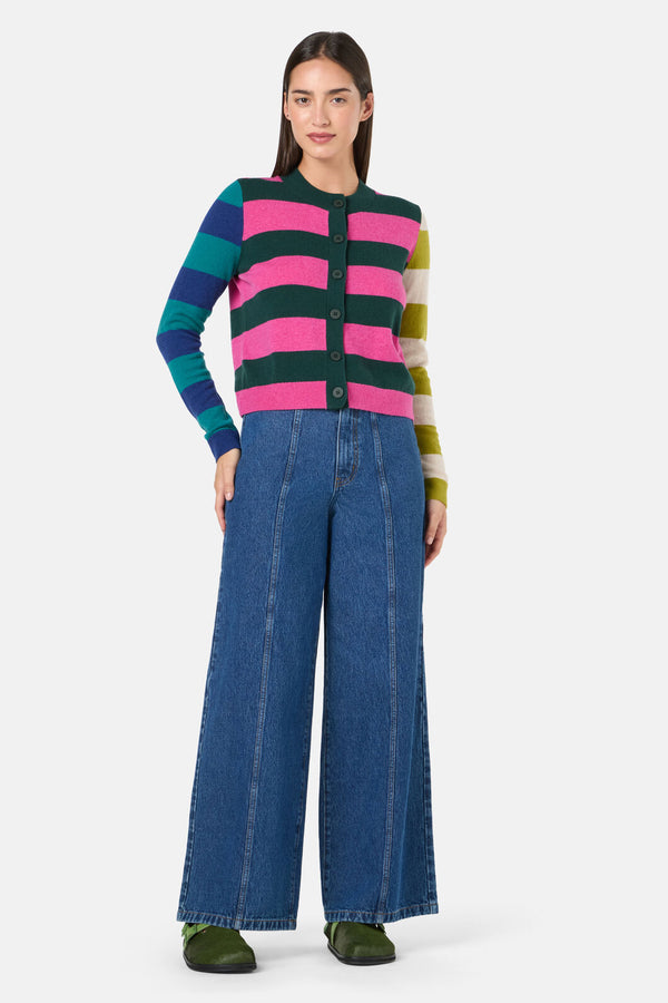 Gorman NZ - Stripecase Cardigan - stripe