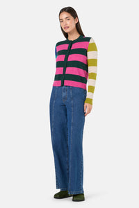 Gorman NZ - Stripecase Cardigan - stripe