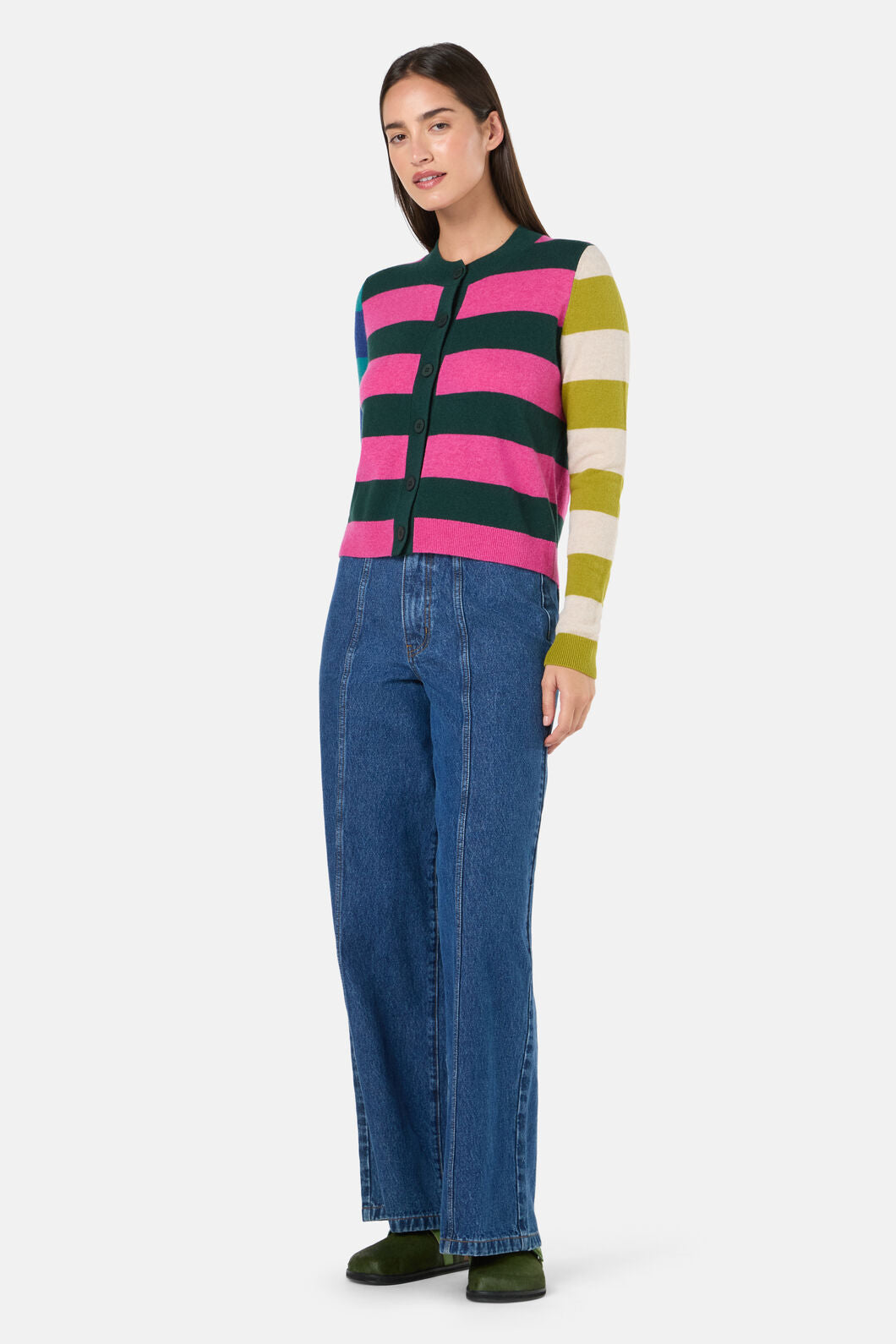 Gorman NZ - Stripecase Cardigan - stripe