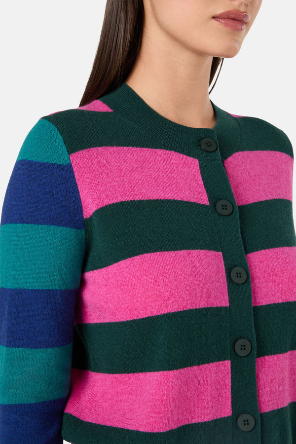 Gorman NZ - Stripecase Cardigan - stripe