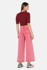 Gorman NZ - Fadeaway Acid Wash Jean - pink