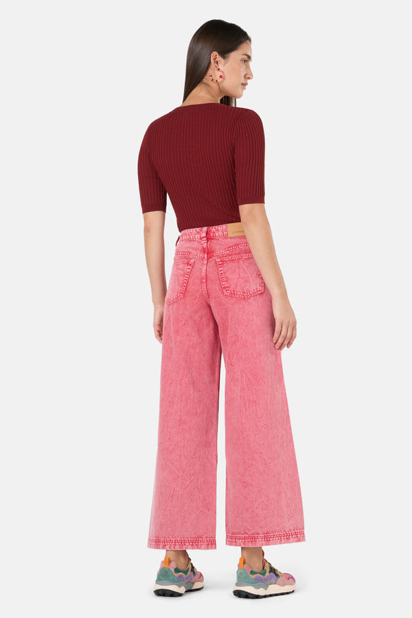 Gorman NZ - Fadeaway Acid Wash Jean - pink