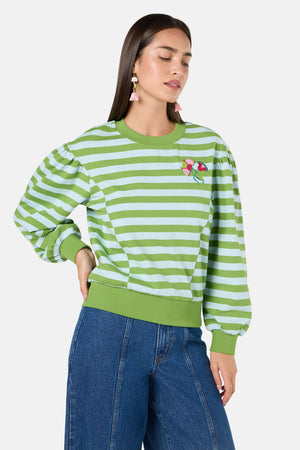 Gorman NZ - Paisley Stripe Sweater - stripe