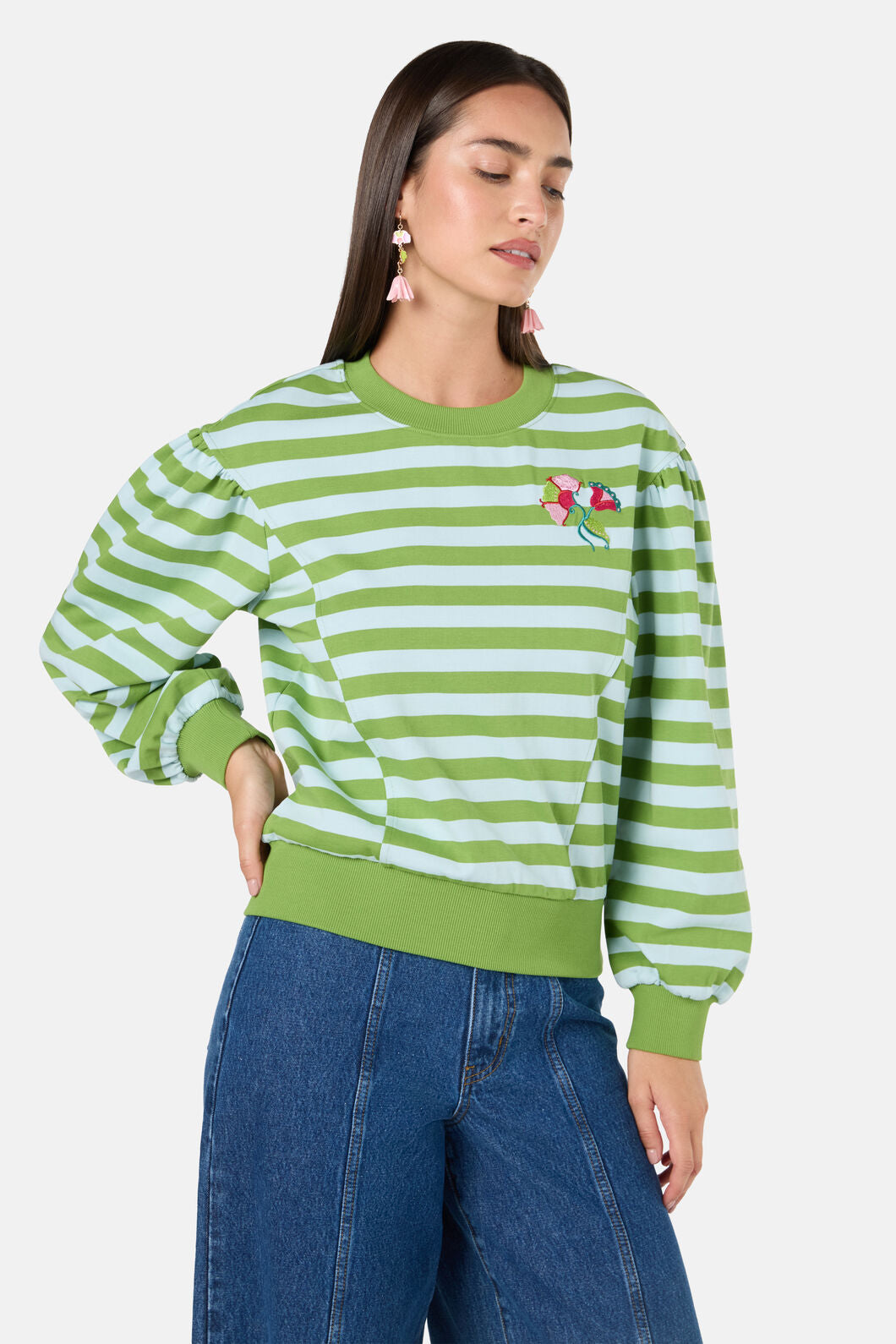 Gorman NZ - Paisley Stripe Sweater - stripe