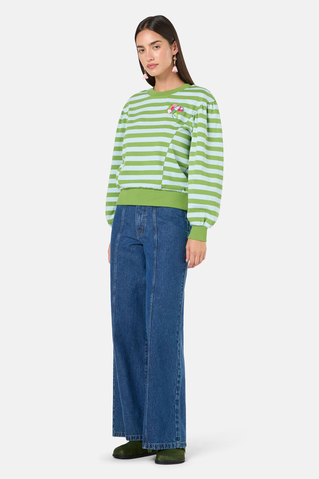 Gorman NZ - Paisley Stripe Sweater - stripe