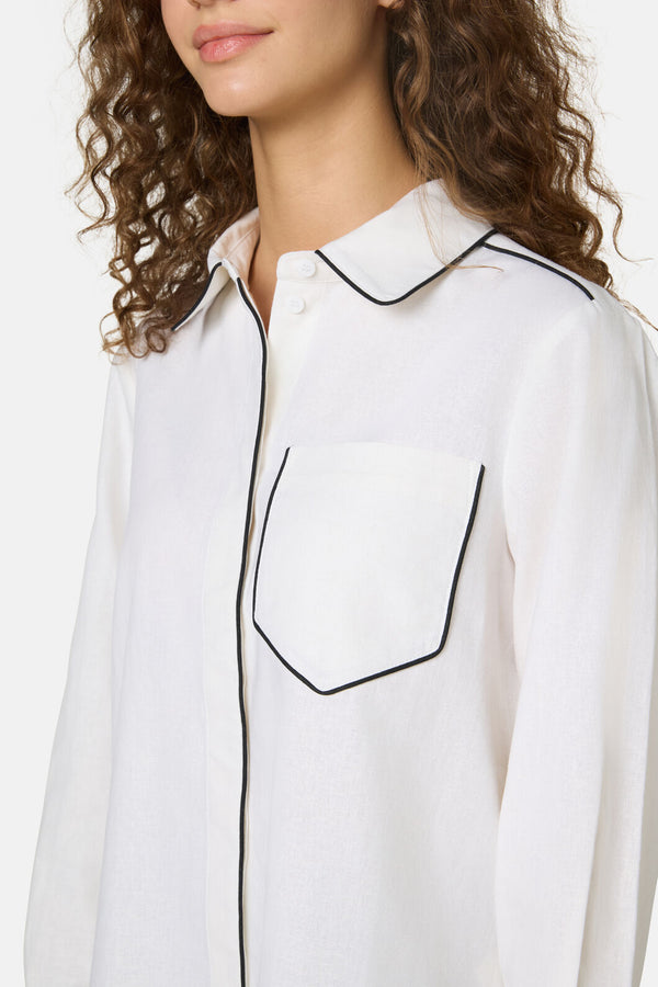 Gorman NZ - Coffee Run Basic LS Shirt - white