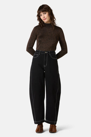 Gorman NZ - Orla Barrel Jean - black
