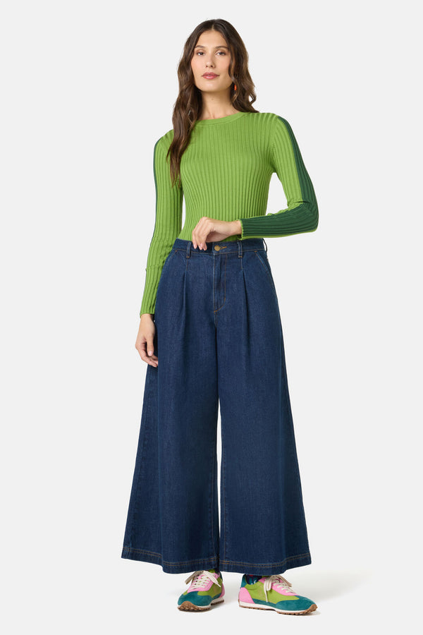 Gorman NZ - Amilia Cotton Knit Top - green