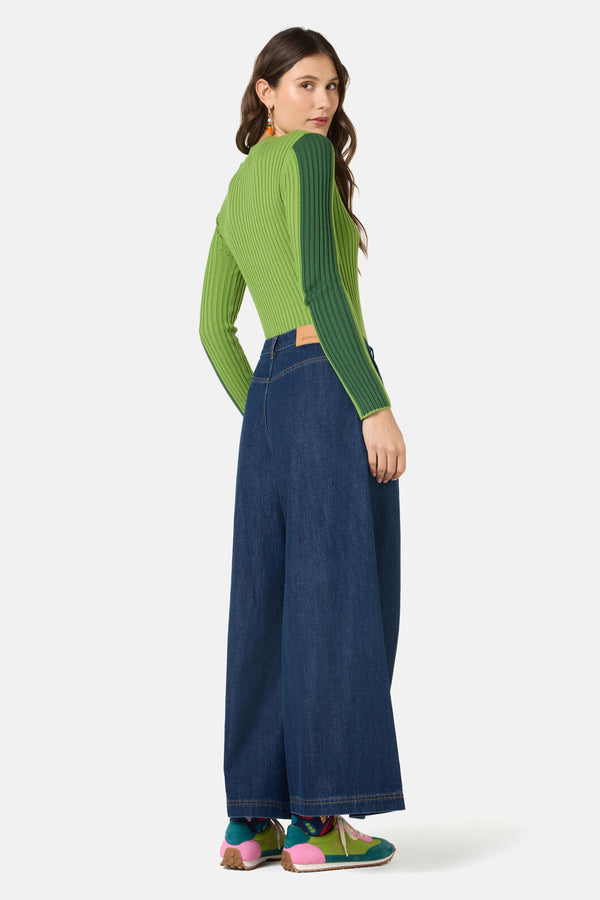 Gorman NZ - Amilia Cotton Knit Top - green