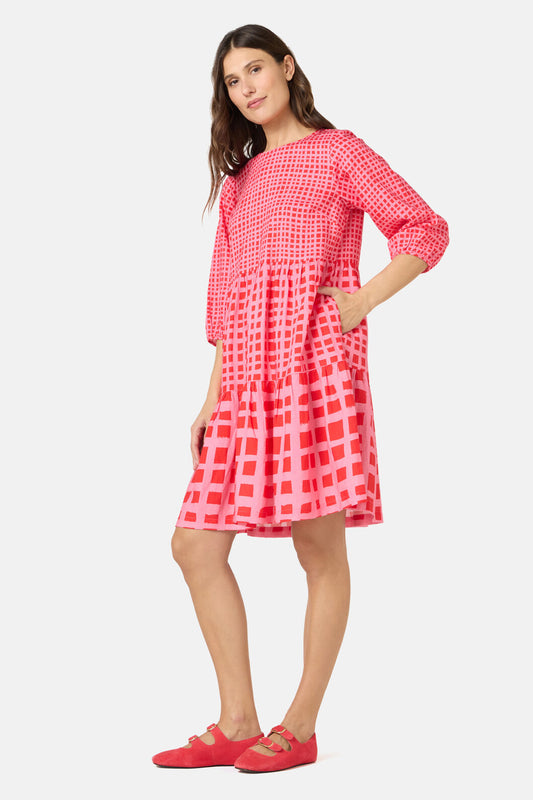 Gorman NZ - Garden Check Smock Dress - check