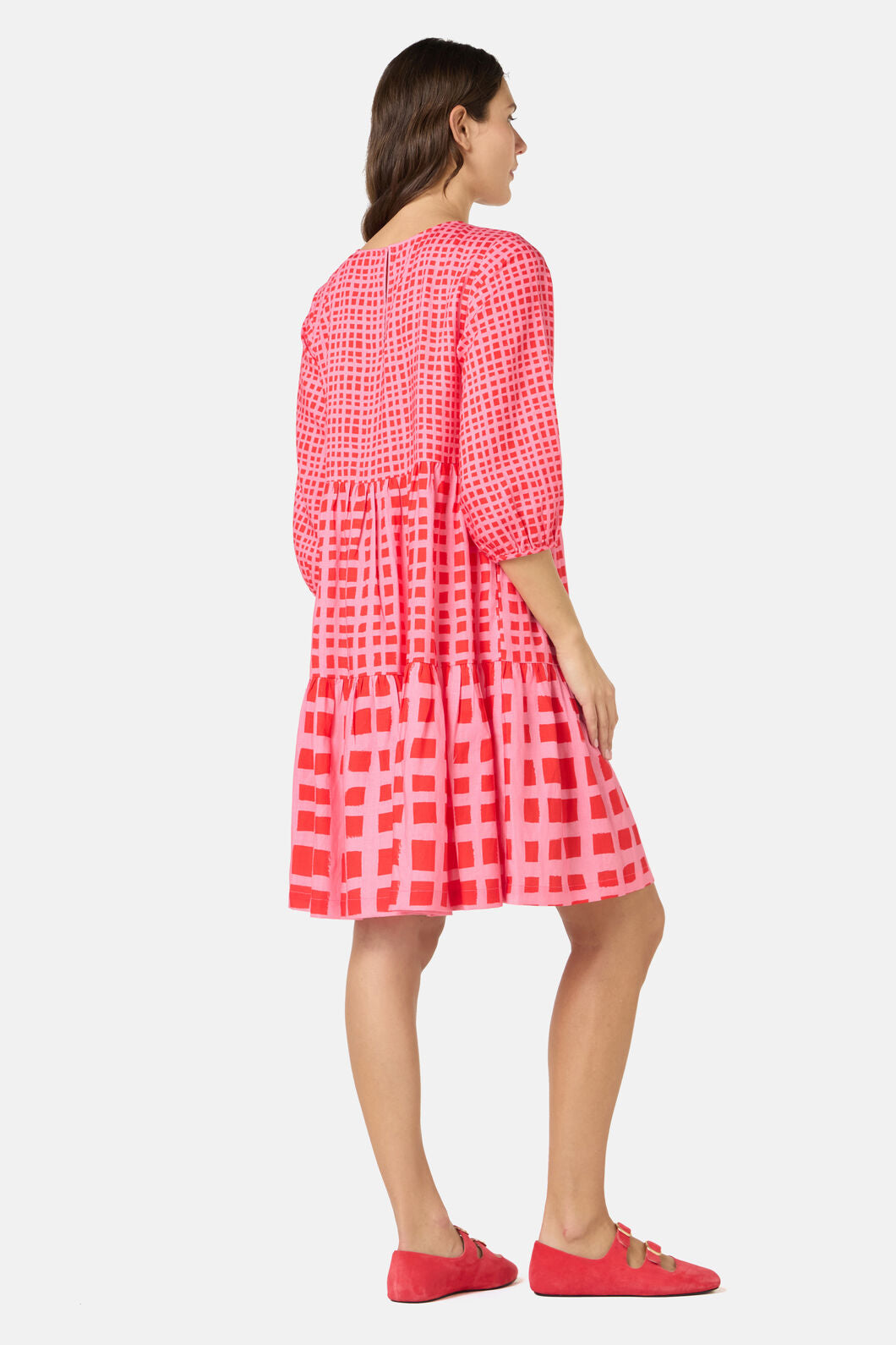 Gorman NZ - Garden Check Smock Dress - check