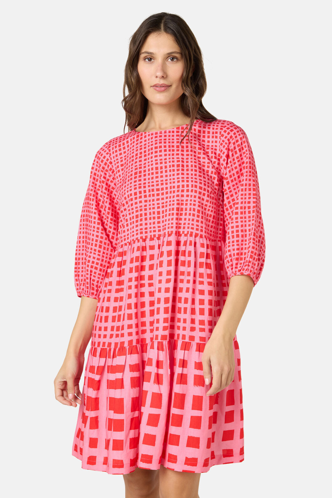 Gorman NZ - Garden Check Smock Dress - check