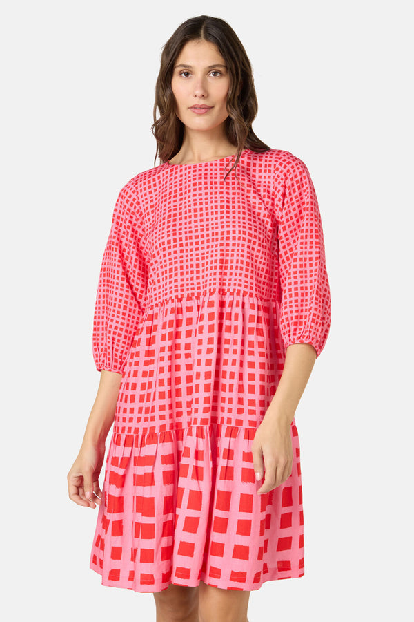 Gorman NZ - Garden Check Smock Dress - check