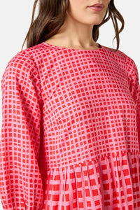 Gorman NZ - Garden Check Smock Dress - check
