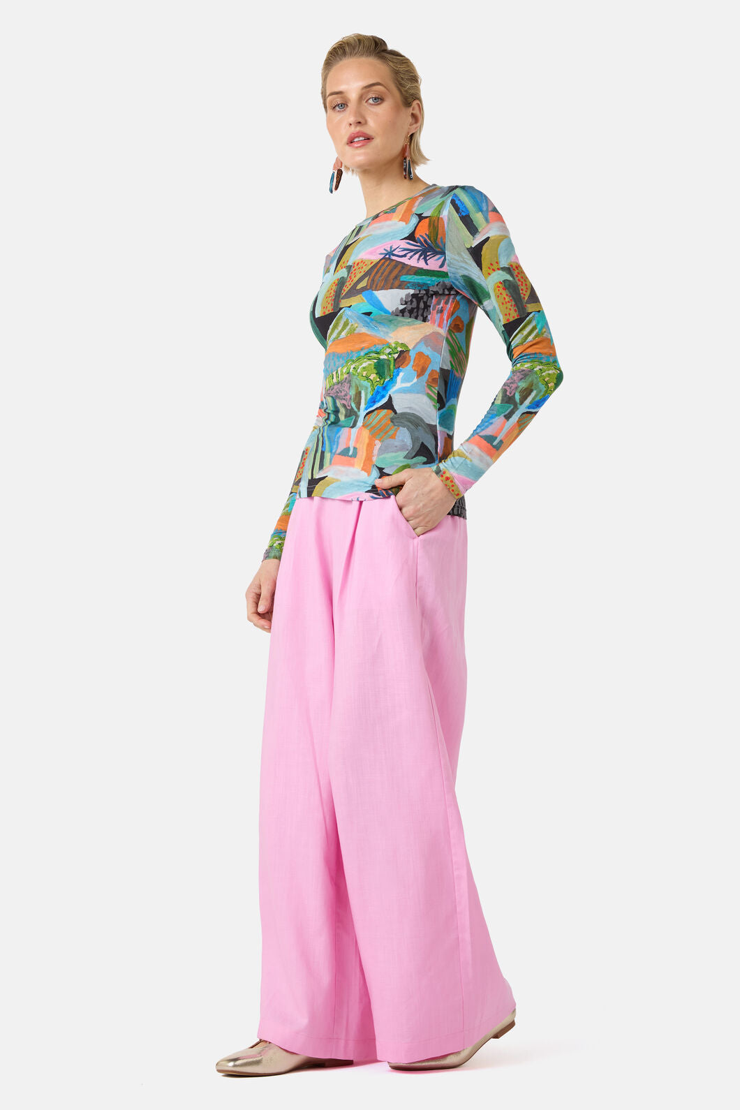 Gorman NZ - Endless Horizon Long Sleeve Tee - print