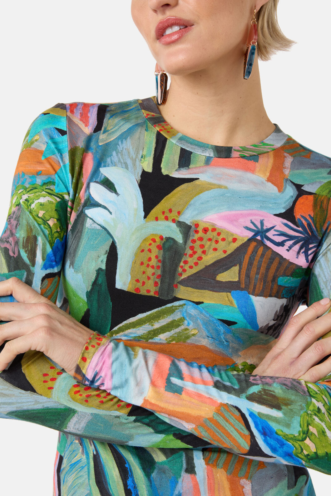Gorman NZ - Endless Horizon Long Sleeve Tee - print