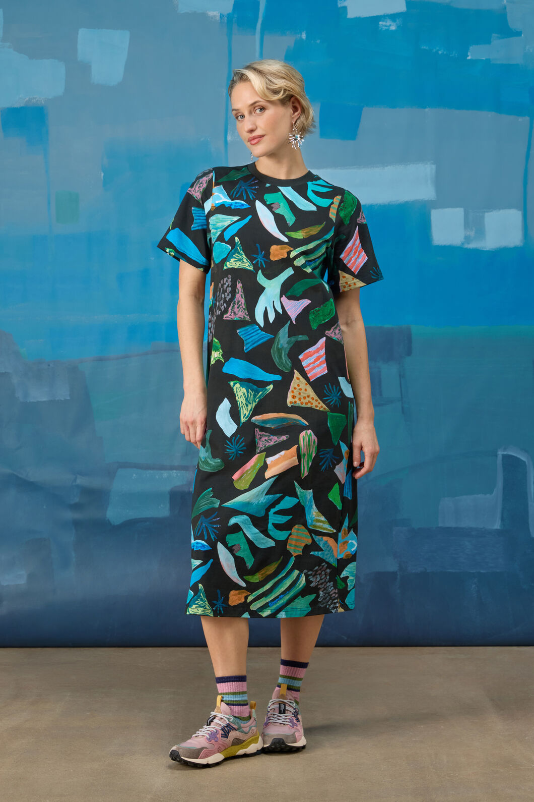 Gorman NZ - Endless Horizon Tee Dress - print