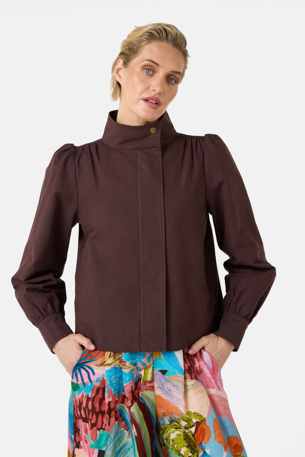 Gorman NZ - Paloma Ripstop Jacket - chocolate