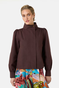 Gorman NZ - Paloma Ripstop Jacket - chocolate