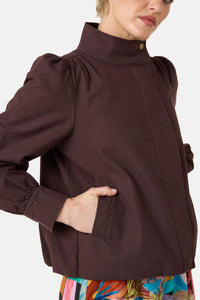 Gorman NZ - Paloma Ripstop Jacket - chocolate