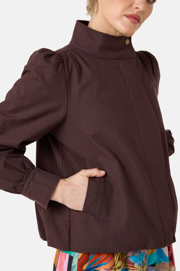Gorman NZ - Paloma Ripstop Jacket - chocolate