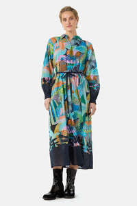 Gorman NZ - Endless Horizon Long Dress - print