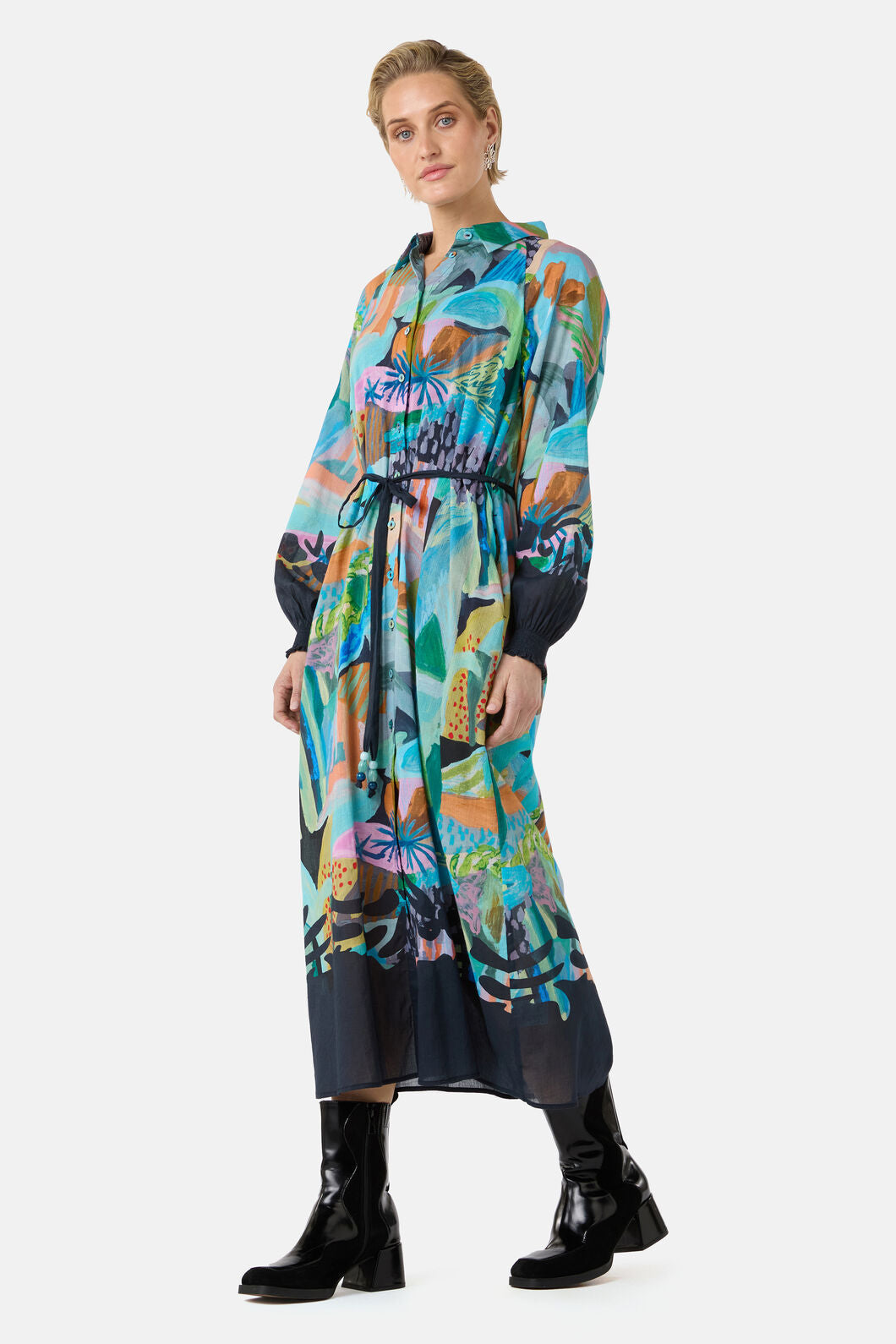 Gorman NZ - Endless Horizon Long Dress - print