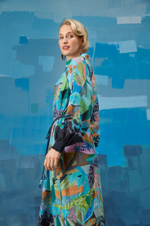 Gorman NZ - Endless Horizon Long Dress - print