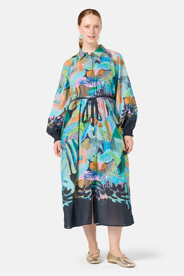 Gorman NZ - Endless Horizon Long Dress - print