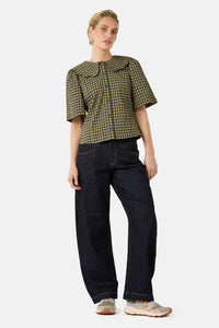 Gorman NZ - Rachele Check Seersucker Top - check