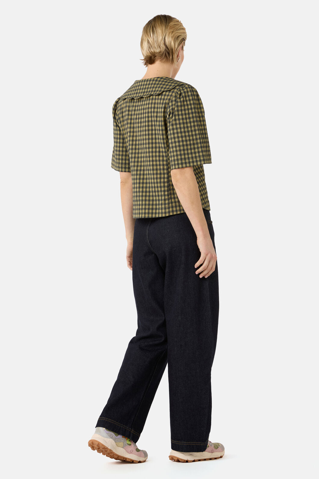Gorman NZ - Rachele Check Seersucker Top - check