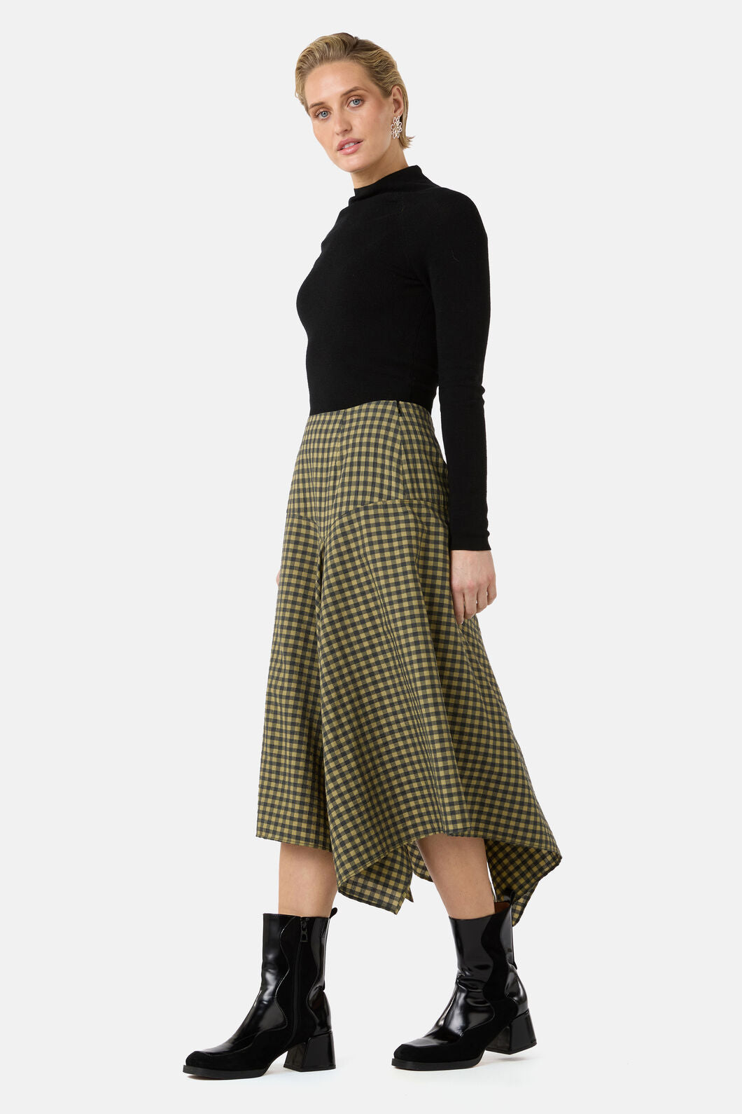 Gorman NZ - Rachele Check Seersucker Skirt - check