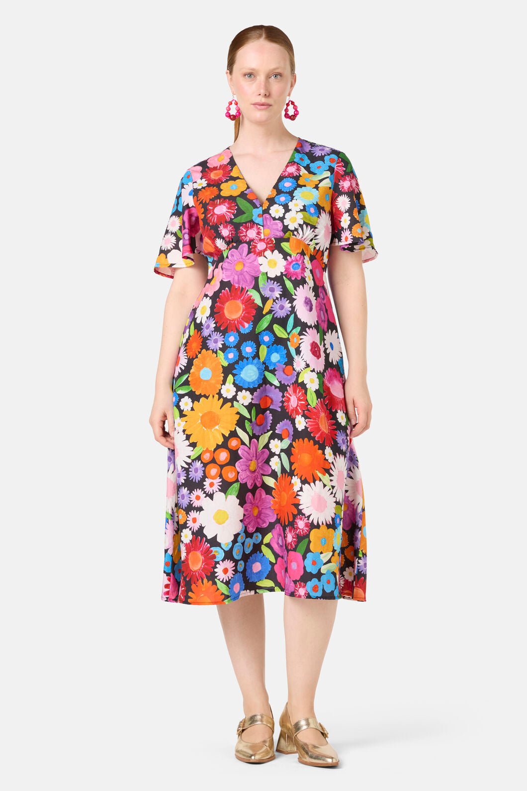 Gorman NZ - Flower Meadow Print Midi Dress - print