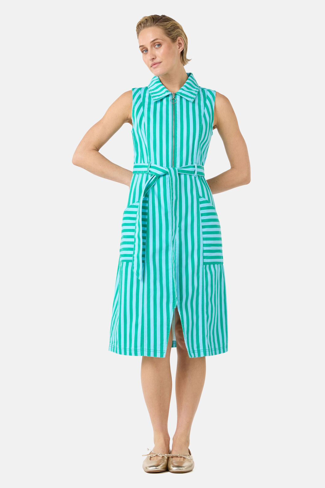 Gorman NZ - Stripe It Up Denim Dress - stripe