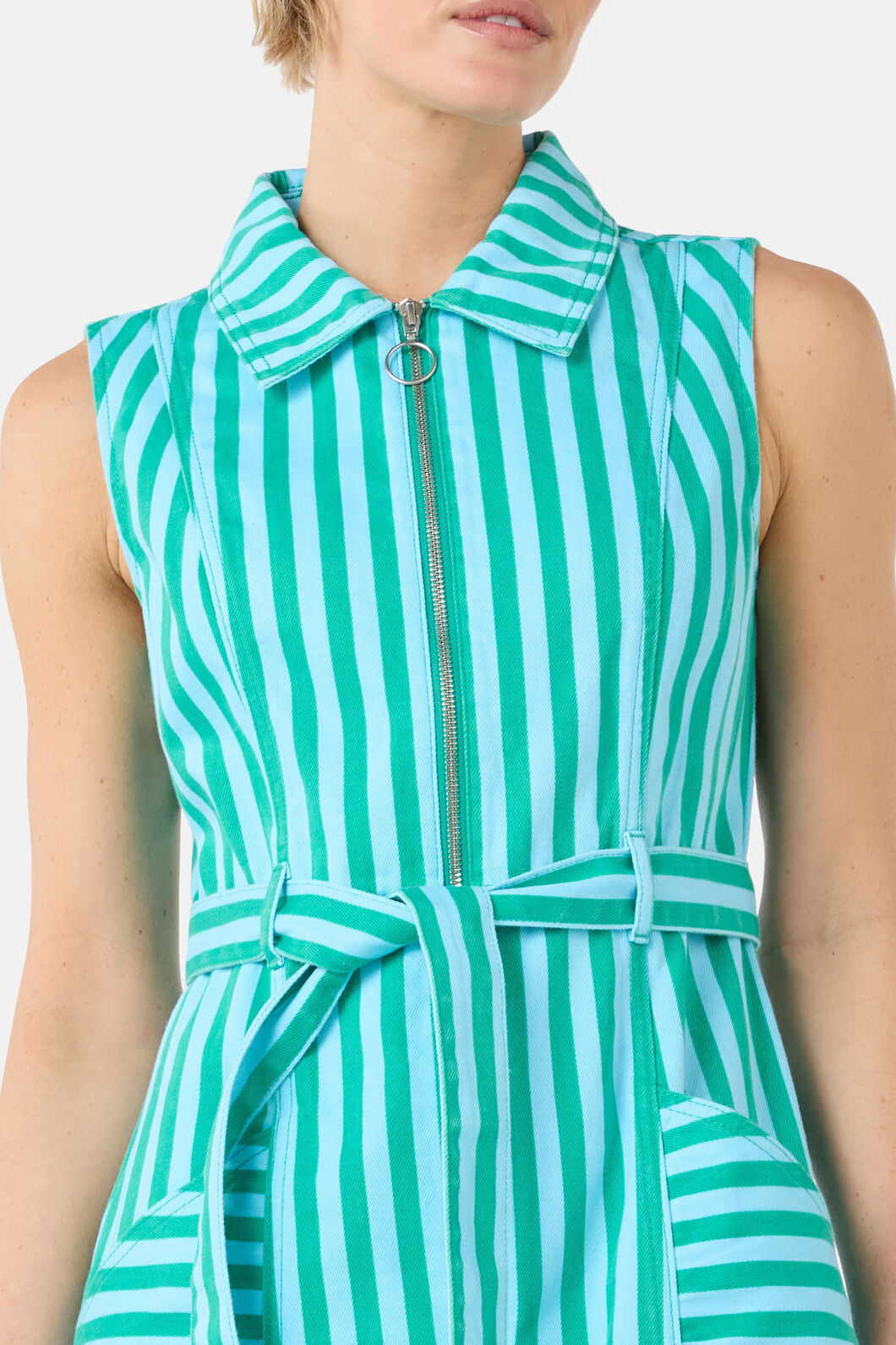 Gorman NZ - Stripe It Up Denim Dress - stripe