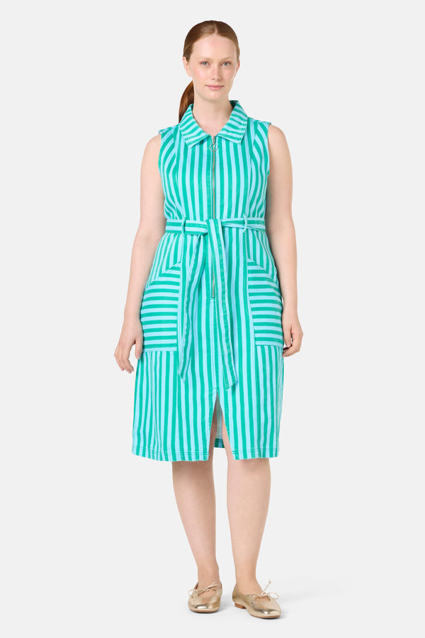 Gorman NZ - Stripe It Up Denim Dress - stripe