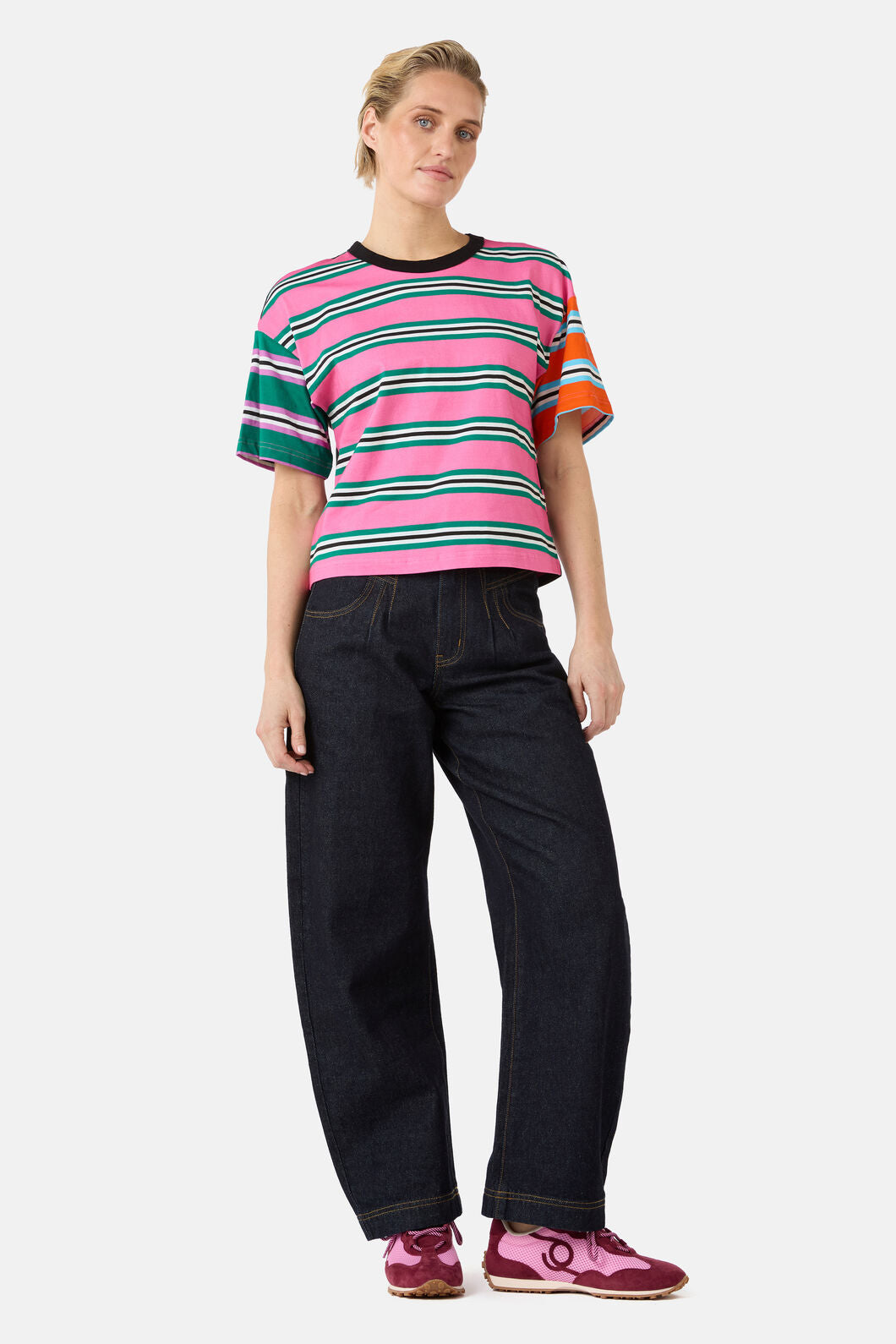 Gorman NZ - Stripe It Up Relaxed Tee - stripe