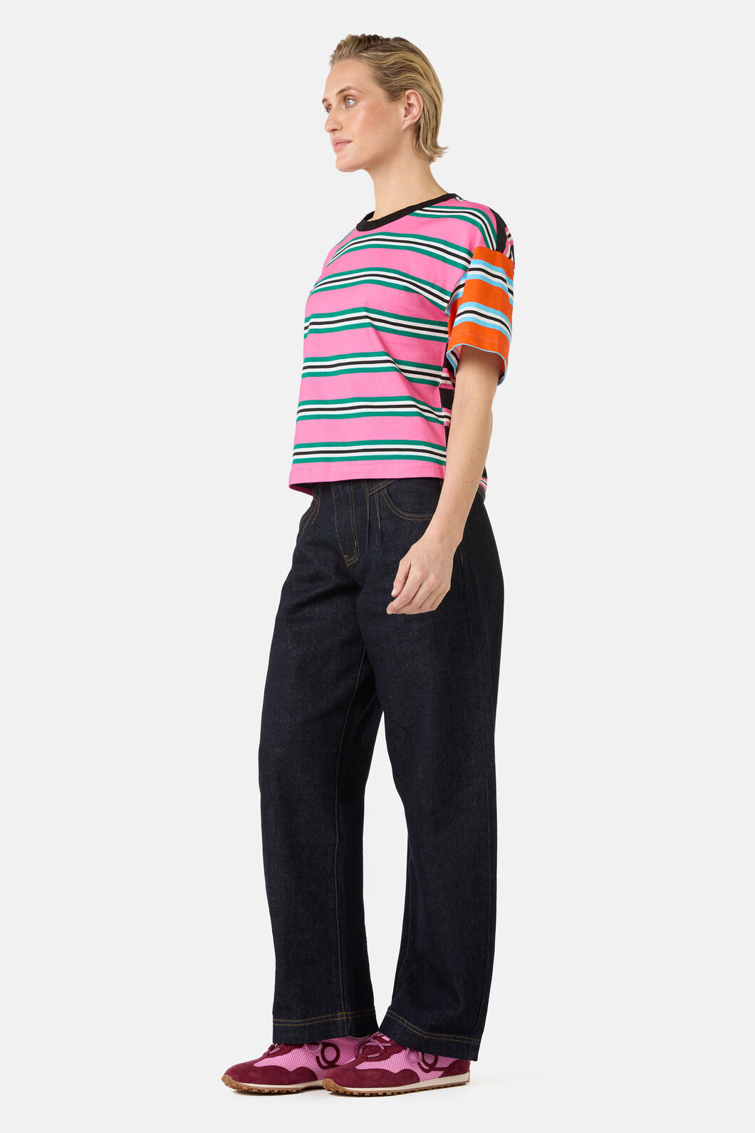 Gorman NZ - Stripe It Up Relaxed Tee - stripe