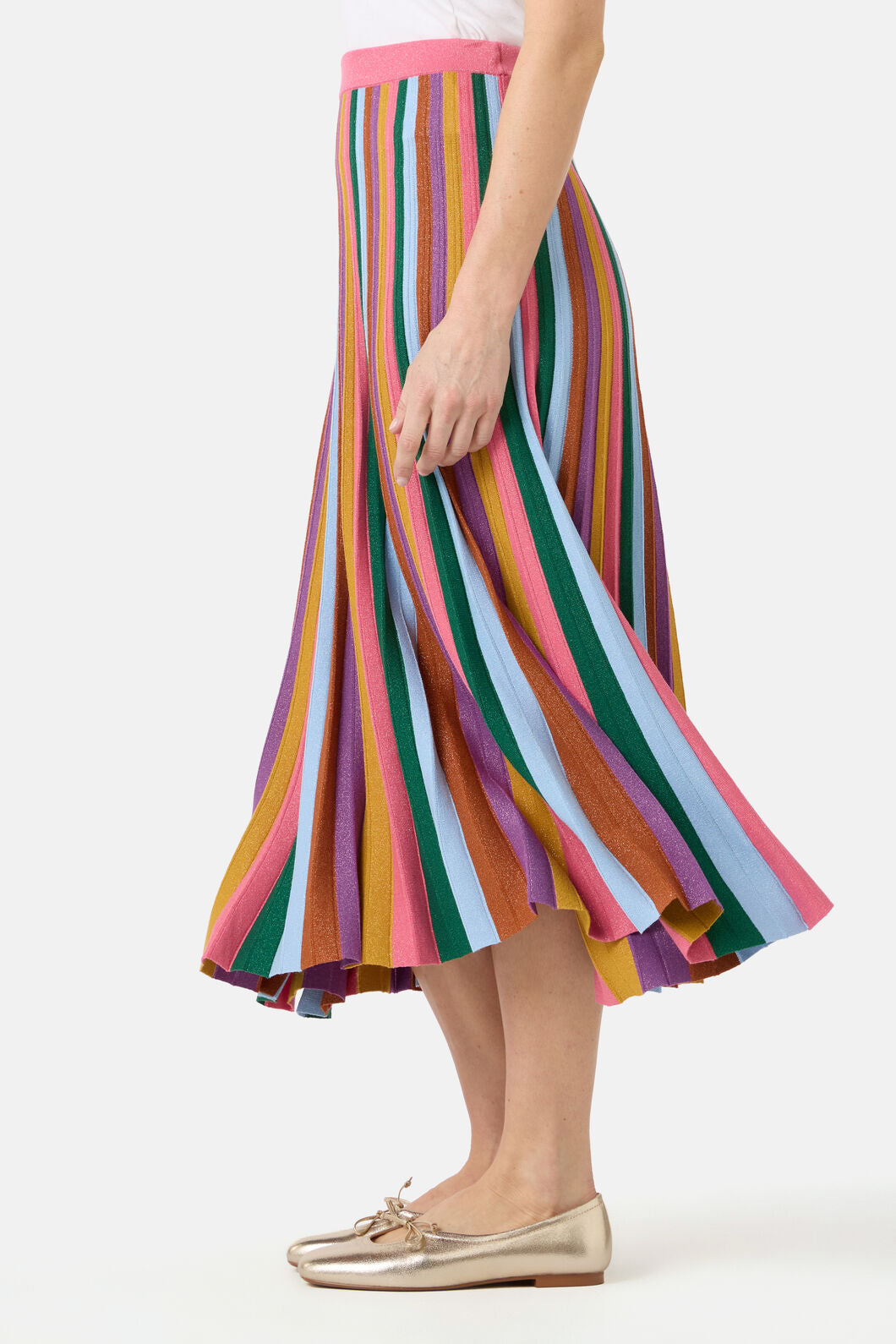Gorman NZ - Racing Stripe Knit Skirt - multi