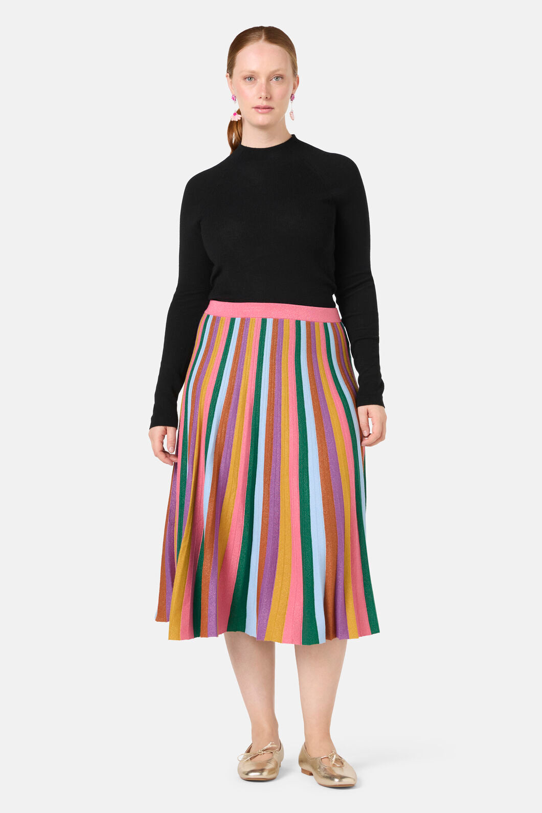 Gorman NZ - Racing Stripe Knit Skirt - multi