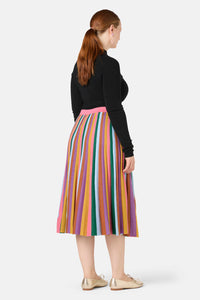 Gorman NZ - Racing Stripe Knit Skirt - multi