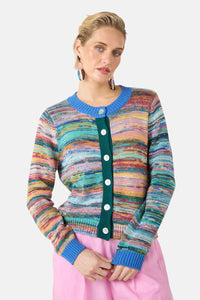 Gorman NZ - Nebula Knit Cotton Cardi - multi