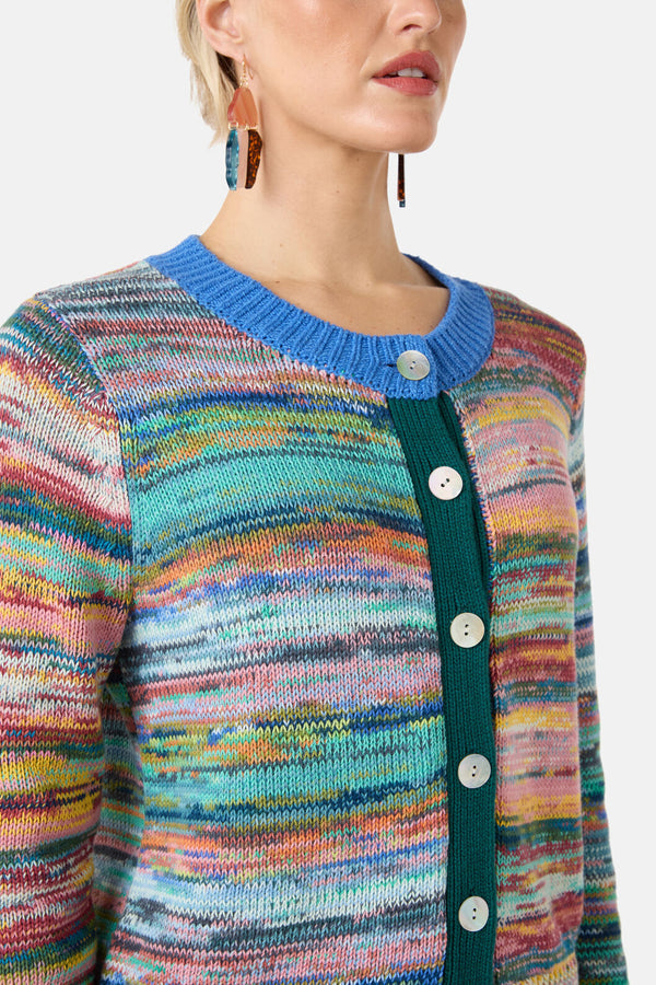 Gorman NZ - Nebula Knit Cotton Cardi - multi
