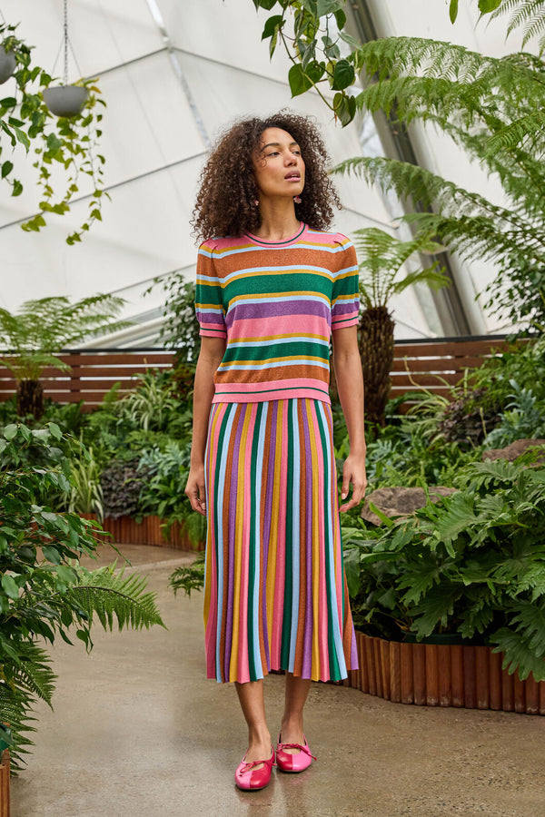 Gorman NZ - Racing Stripe Knit Top - multi