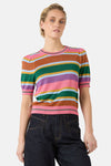 Gorman NZ - Racing Stripe Knit Top - multi