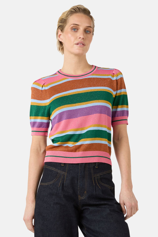 Gorman NZ - Racing Stripe Knit Top - multi