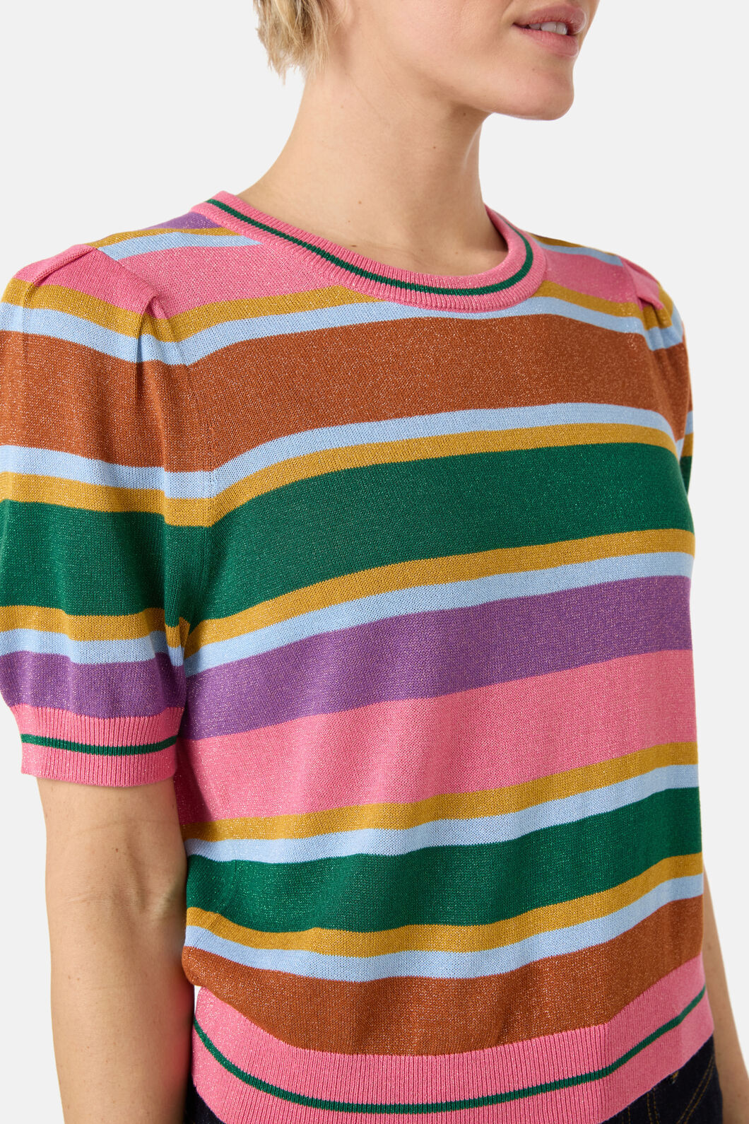 Gorman NZ - Racing Stripe Knit Top - multi