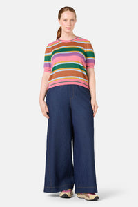 Gorman NZ - Racing Stripe Knit Top - multi