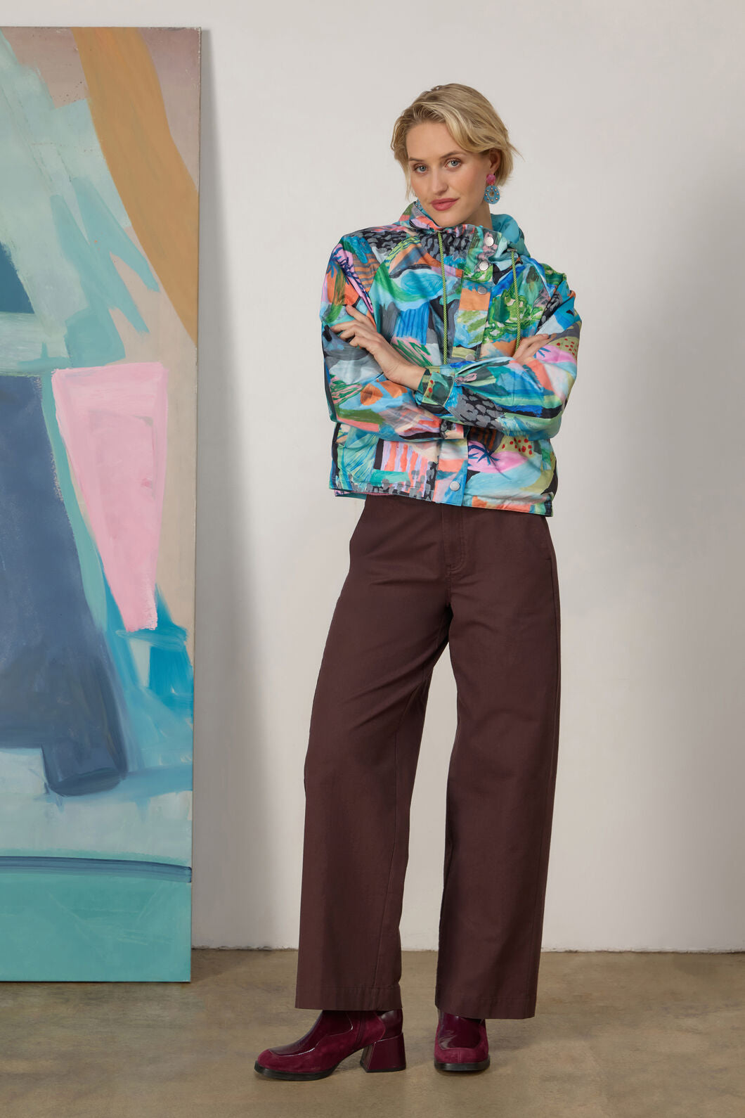 Gorman NZ - Genovese Straight Leg Pant - chocolate